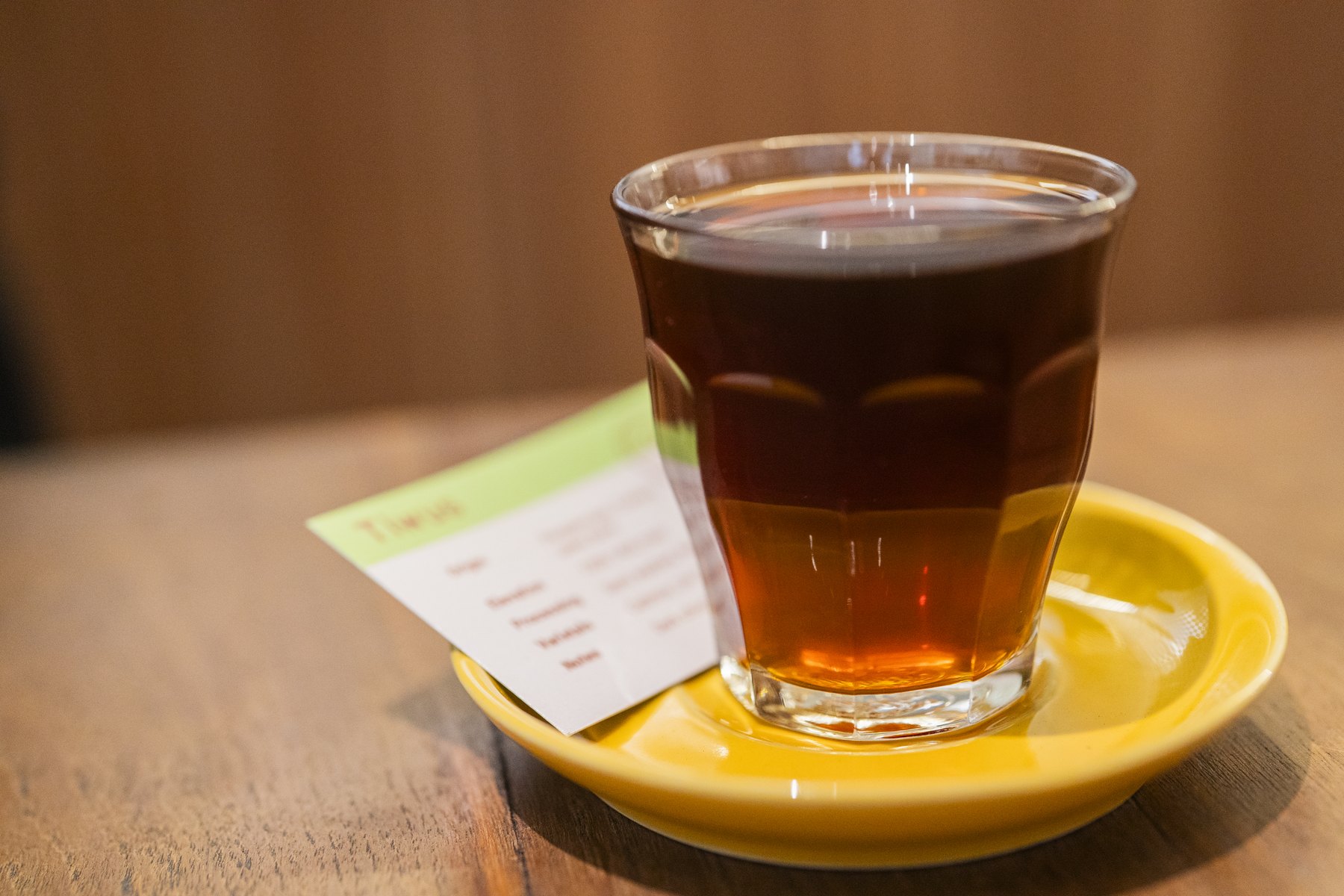 front coffeeの一杯